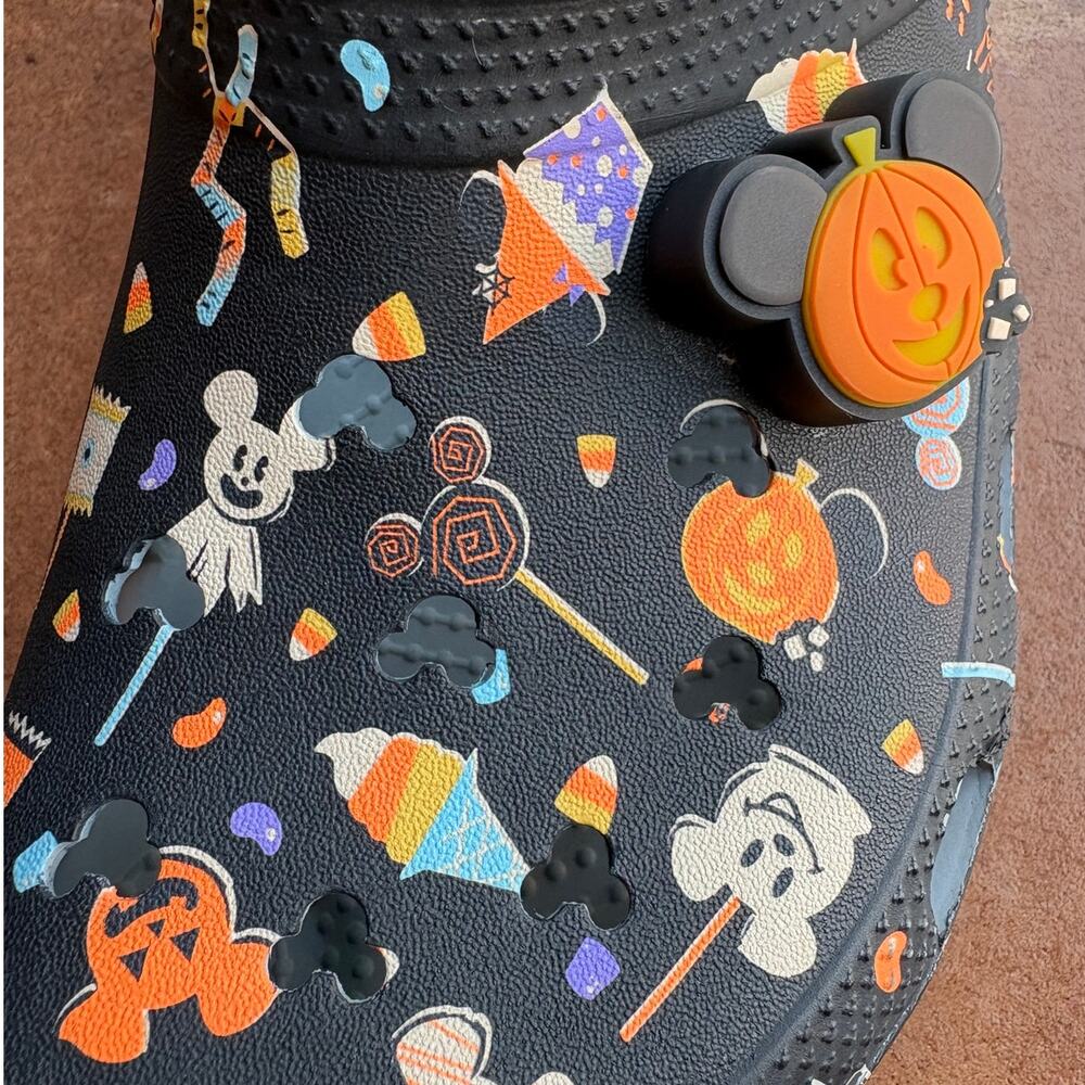 Crocs Disney X Halloween Crocs Clogs Cute Cartoon Colorful Micky Mouse W 9 M 7 - Picture 12 of 13